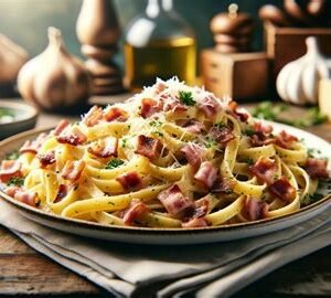 Taghiatell carbonara